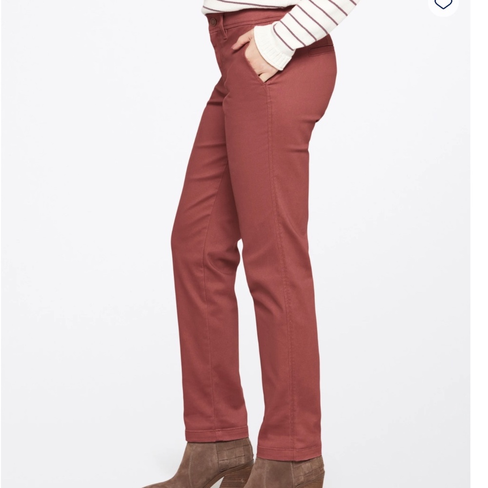 Market & Spruce Rosabel skinny pant 2P in rose-copper brown color